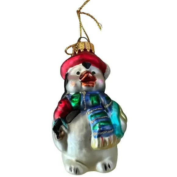 Vintage 1990 Christmas Collectible Holiday & Seasonal Penguin Ornaments - Picture 1 of 4